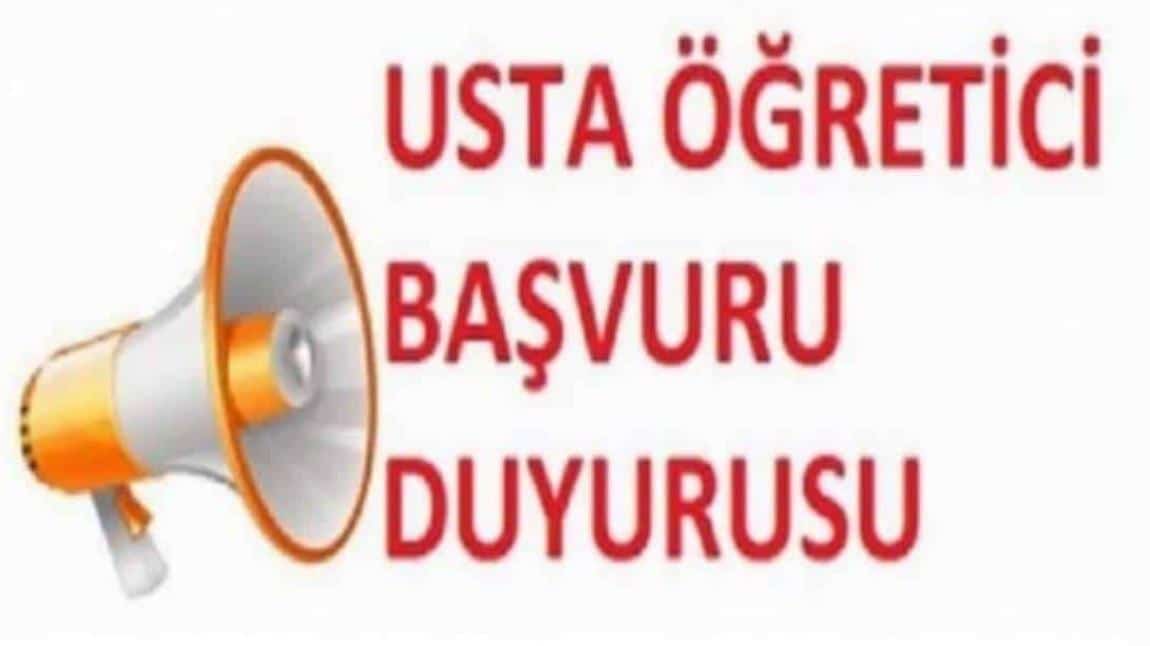 2025-2026 EĞİTİM ÖĞRETİM YILI USTA ÖĞRETİCİ BAŞVURULARI